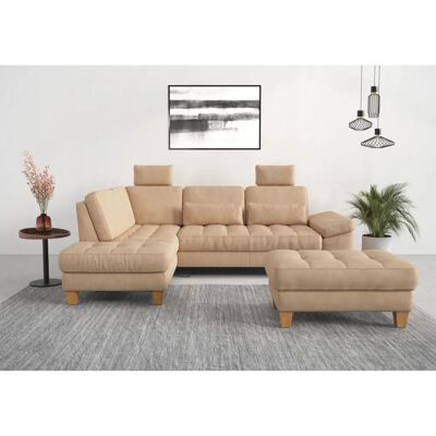SIT & MORE Westham L-Form Sofa - Mikrofaser, Linke Ottomane, Europa SIT & MORE Westham L-Form Sofa - Mikrofaser, Linke Ottomane, Europa