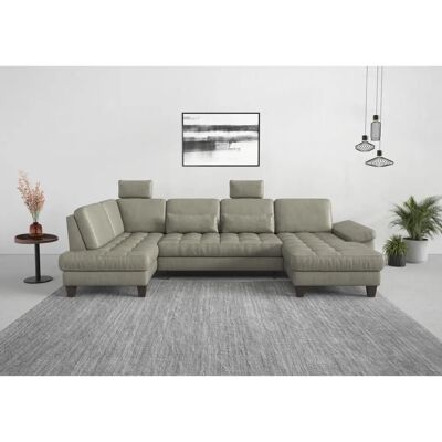SIT & MORE Westham U-Form Sofa - U-förmiges Sofa, Microfaserbezug, Ottomane links - Sofa SIT & MORE Westham U-Form Sofa - U-förmiges Sofa, Microfaserbezug, Ottomane links - Sofa