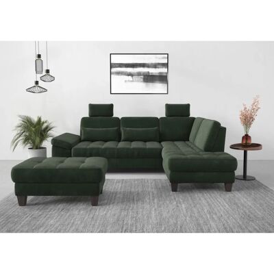 SIT & MORE Westham L-Form Grünes Sofa - Ecksofa SIT & MORE Westham L-Form Grünes Sofa - Ecksofa