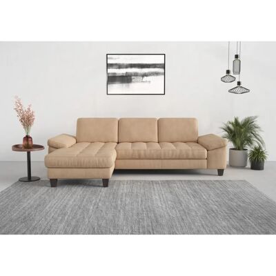 SIT&MORE Westham L-Form Sofa - Microfaser ALTARA NUBUCK - Recamiere links SIT&MORE Westham L-Form Sofa - Microfaser ALTARA NUBUCK - Recamiere links