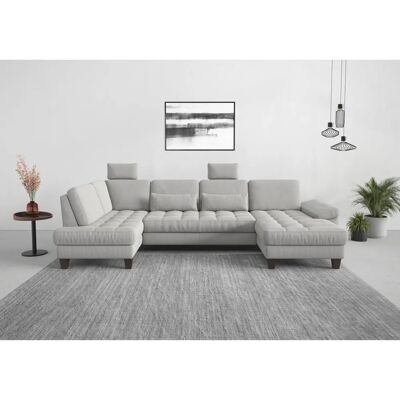SIT & MORE Westham U-Form Sofa - Ecksofa, Ottomane links, Hergestellt in Europa SIT & MORE Westham U-Form Sofa - Ecksofa, Ottomane links, Hergestellt in Europa