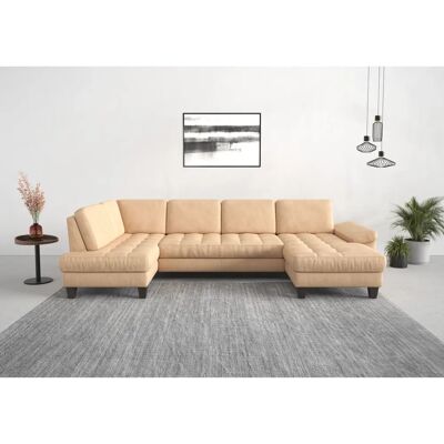 SIT & MORE Westham U-Form Couch - U-förmiger Ecksofa, Braun Microfaser, Linke Ottomane SIT & MORE Westham U-Form Couch - U-förmiger Ecksofa, Braun Microfaser, Linke Ottomane