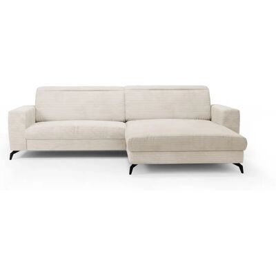 SIT&MORE Bolero L-Form Ecksofa - Recamiere rechts - Beige SIT&MORE Bolero L-Form Ecksofa - Recamiere rechts - Beige