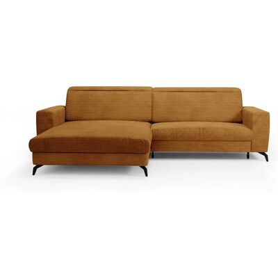 SIT&MORE Bolero L-Form Sofa - L-förmiger Gelb Recliner & Stauraum SIT&MORE Bolero L-Form Sofa - L-förmiger Gelb Recliner & Stauraum