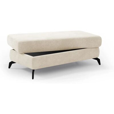 SIT & MORE Bolero Hocker - Breitcord, ohne Federkern, mit Stauraum, beige SIT & MORE Bolero Hocker - Breitcord, ohne Federkern, mit Stauraum, beige