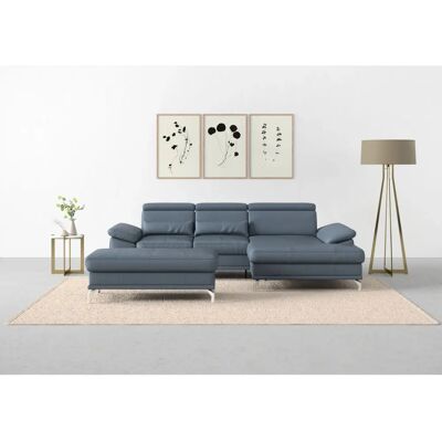 SIT & MORE Cabrio L-Form Sofa - Leder, Verstellbar, Bettfunktion SIT & MORE Cabrio L-Form Sofa - Leder, Verstellbar, Bettfunktion