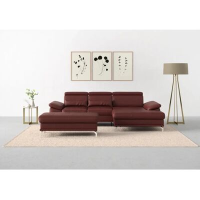 SIT & MORE Cabrio L-Form Rot 295x87x180cm Sofa SIT & MORE Cabrio L-Form Rot 295x87x180cm Sofa