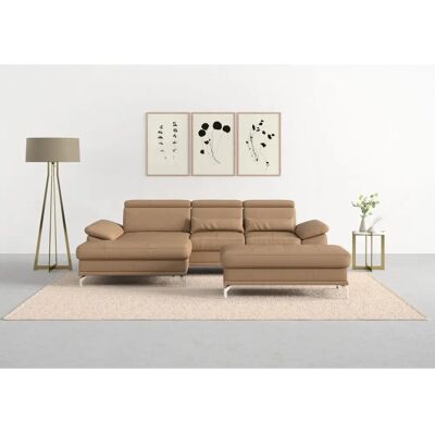 SIT & MORE Cabrio L-Form Sofa - Leder, Verstellbar, 4,5 Sitze SIT & MORE Cabrio L-Form Sofa - Leder, Verstellbar, 4,5 Sitze