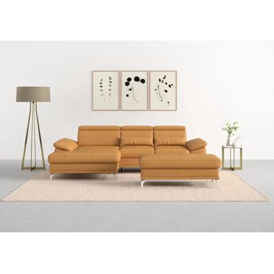 SIT & MORE Cabrio L-Form Sofa - Recamiere, Leder, 295x87x180cm SIT & MORE Cabrio L-Form Sofa - Recamiere, Leder, 295x87x180cm