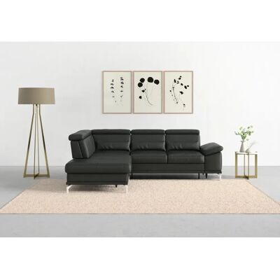 SIT & MORE Cabrio L-Form Sofa - Naturleder, Verstellbare Kopf/Armlehnen, 4 Sitze SIT & MORE Cabrio L-Form Sofa - Naturleder, Verstellbare Kopf/Armlehnen, 4 Sitze