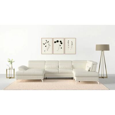 SIT & MORE Cabrio U-Form Sofa - U-förmige Wohnlandschaft mit verstellbaren Kopf- und Armteilen SIT & MORE Cabrio U-Form Sofa - U-förmige Wohnlandschaft mit verstellbaren Kopf- und Armteilen