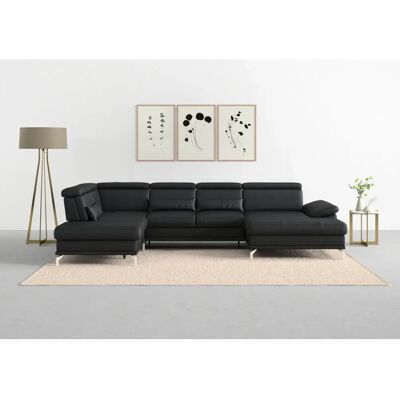 SIT & MORE Cabrio U-Form U-förmiges Sofa mit Bettfunktion & Stauraum SIT & MORE Cabrio U-Form U-förmiges Sofa mit Bettfunktion & Stauraum