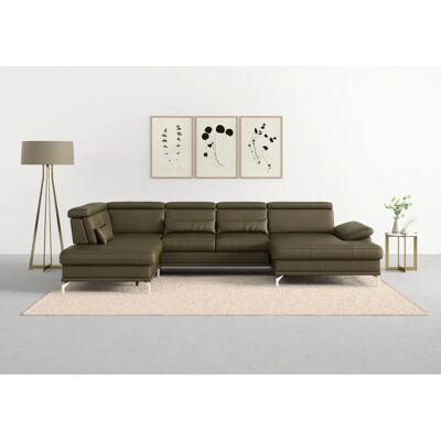 SIT & MORE Cabrio U-Form - Ecksofa mit Stauraum & Verstellbaren Kopf- & Armlehnen SIT & MORE Cabrio U-Form - Ecksofa mit Stauraum & Verstellbaren Kopf- & Armlehnen