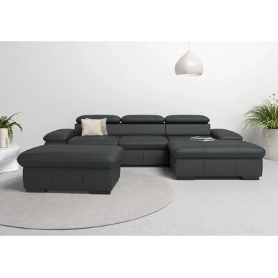HOME AFFAIRE Alberto L-Form Ecksofa - Leder, Microfaser, 286x73x174cm HOME AFFAIRE Alberto L-Form Ecksofa - Leder, Microfaser, 286x73x174cm