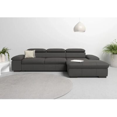 Home affaire Alberto L-Form Sofa - Microfaser Lederoptik - Recamiere rechts Home affaire Alberto L-Form Sofa - Microfaser Lederoptik - Recamiere rechts
