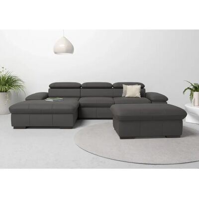 HOME AFFAIRE Alberto L-Form Sofa - Microfaser Lederoptik HOME AFFAIRE Alberto L-Form Sofa - Microfaser Lederoptik