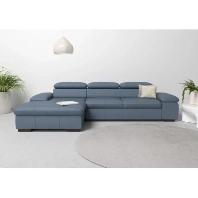 HOME AFFAIRE Alberto L-Form Blau - Sofa HOME AFFAIRE Alberto L-Form Blau - Sofa