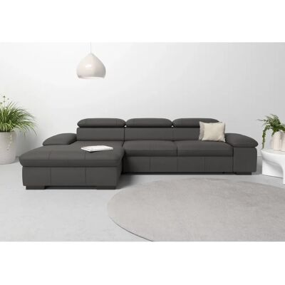 Home Affaire Alberto L-Form Sofa - Naturleder, Microfaser-Look - 286cm Home Affaire Alberto L-Form Sofa - Naturleder, Microfaser-Look - 286cm