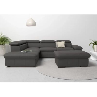 Home affaire Alberto L-Form Sofa - Leder, Ottomane links, ohne Bettfunktion Home affaire Alberto L-Form Sofa - Leder, Ottomane links, ohne Bettfunktion