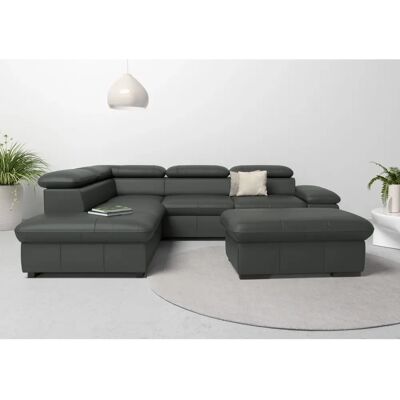HOME AFFAIRE Alberto L-Form Sofa - Leder, Mikrofaser HOME AFFAIRE Alberto L-Form Sofa - Leder, Mikrofaser
