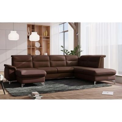 SIT & MORE Astoria U-Form Ecksofa - Dunkelbraun, Microfaser, Relaxfunktion SIT & MORE Astoria U-Form Ecksofa - Dunkelbraun, Microfaser, Relaxfunktion
