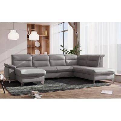 SIT & MORE Astoria U-Form Sofa - Microfaser ALTARA NUBUCK - Ottomane rechts - U-förmiger Sofa SIT & MORE Astoria U-Form Sofa - Microfaser ALTARA NUBUCK - Ottomane rechts - U-förmiger Sofa