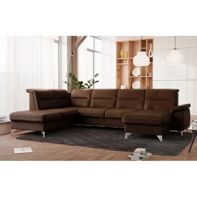 SIT & MORE Astoria U-Form Sofa - Microfaser Lounge SIT & MORE Astoria U-Form Sofa - Microfaser Lounge