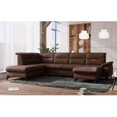 SIT & MORE Astoria U-Form Couch - U-Form, Links Ottomane, Microfaser, Bettfunktion SIT & MORE Astoria U-Form Couch - U-Form, Links Ottomane, Microfaser, Bettfunktion