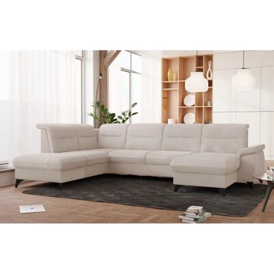 SIT & MORE Astoria U-Form Beiges Sofa - U-Form Wohnzimmermöbel SIT & MORE Astoria U-Form Beiges Sofa - U-Form Wohnzimmermöbel