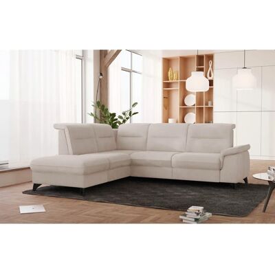 SIT & MORE Astoria L-Form Sofa - L-förmiges Sofa, Ottomane links, Polyester, Hergestellt in Europa SIT & MORE Astoria L-Form Sofa - L-förmiges Sofa, Ottomane links, Polyester, Hergestellt in Europa