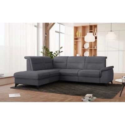 SIT & MORE Astoria L-Form Sofa - Flachgewebe, Ottomane links, Motorische Relaxfunktion SIT & MORE Astoria L-Form Sofa - Flachgewebe, Ottomane links, Motorische Relaxfunktion