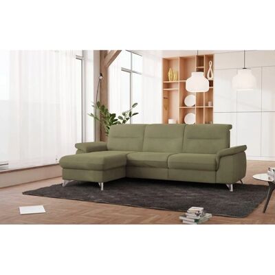 SIT&MORE Astoria L-Form Sofa - Grün, 260cm x 91cm x 175cm SIT&MORE Astoria L-Form Sofa - Grün, 260cm x 91cm x 175cm