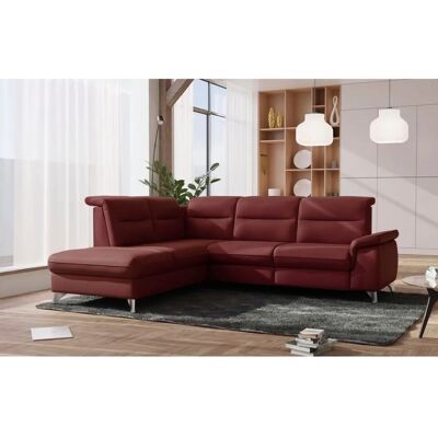 SIT&MORE Astoria L-Form Sofa - Mikrofaser, Motorische Relaxfunktion, Made in Europe SIT&MORE Astoria L-Form Sofa - Mikrofaser, Motorische Relaxfunktion, Made in Europe