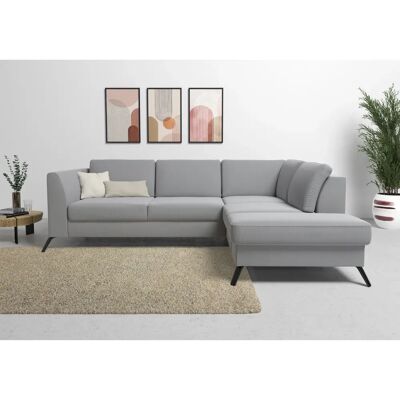 SIT & MORE Olsen L-Form Sofa - hellgrau - Ecksofa mit Stauraum SIT & MORE Olsen L-Form Sofa - hellgrau - Ecksofa mit Stauraum