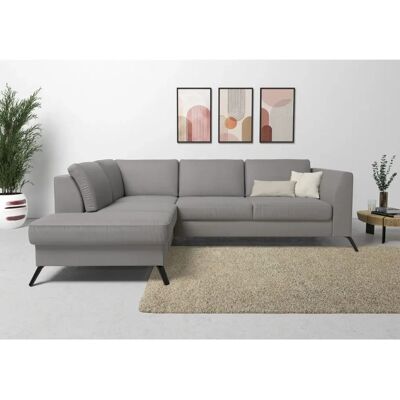 SIT & MORE Olsen L-Form Sofa - Mikrofaser, Ottomane links SIT & MORE Olsen L-Form Sofa - Mikrofaser, Ottomane links