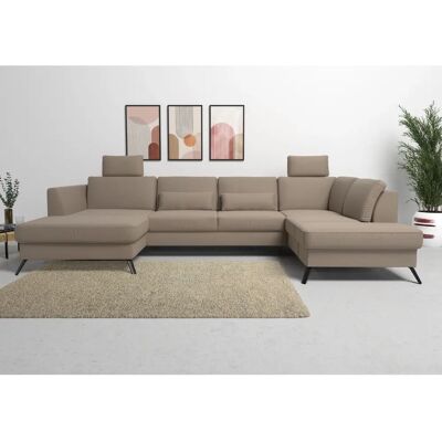 SIT & MORE Olsen U-Form Sofa - U-Form, Rechte Ottomane, Ohne Bettfunktion SIT & MORE Olsen U-Form Sofa - U-Form, Rechte Ottomane, Ohne Bettfunktion
