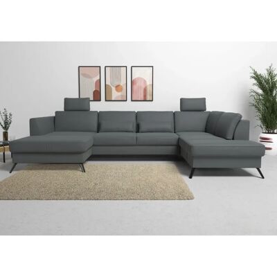 SIT & MORE Olsen U-Form Sofa - U-förmig, Microfaser, Ottomane rechts - Sofa SIT & MORE Olsen U-Form Sofa - U-förmig, Microfaser, Ottomane rechts - Sofa