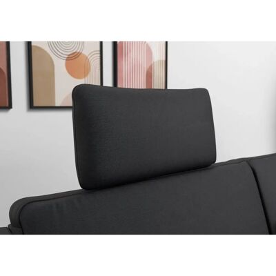 SIT & MORE Olsen Kopfstütze - 50x25x12cm, schwarz, handgefertigt SIT & MORE Olsen Kopfstütze - 50x25x12cm, schwarz, handgefertigt