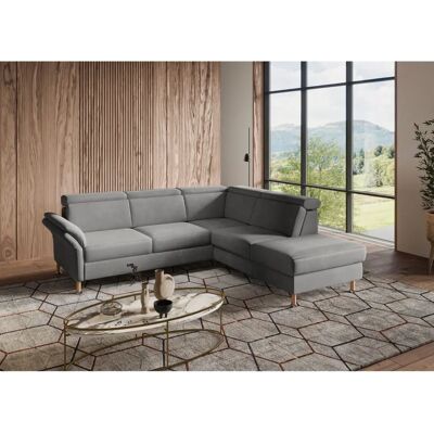 HOME AFFAIRE Calypso L-Form Sofa - Ecksofa, Grau, Motorische Relaxfunktion HOME AFFAIRE Calypso L-Form Sofa - Ecksofa, Grau, Motorische Relaxfunktion