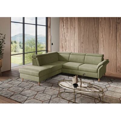 HOME AFFAIRE Calypso L-Form Sofa - Ecke, Grün, 259cm HOME AFFAIRE Calypso L-Form Sofa - Ecke, Grün, 259cm