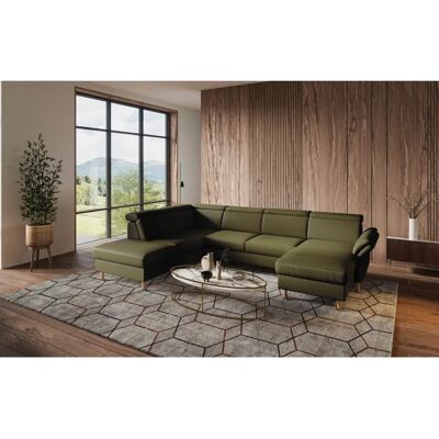HOME AFFAIRE Calypso U-Form Microfaser Lederoptik Sofa - U-Form HOME AFFAIRE Calypso U-Form Microfaser Lederoptik Sofa - U-Form