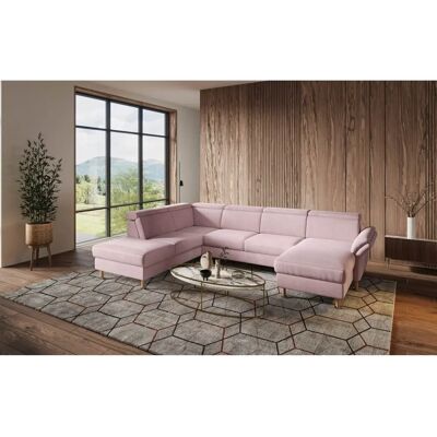 HOME AFFAIRE Calypso U-Form Rosa Sofa - Mit Kopfteil HOME AFFAIRE Calypso U-Form Rosa Sofa - Mit Kopfteil