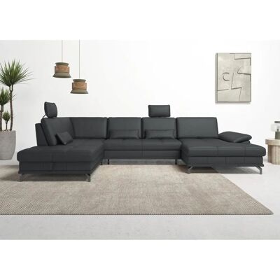 PLACES OF STYLE Costello U-Form - Wohnlandschaft mit Stauraum & Verstellbare Funktionen PLACES OF STYLE Costello U-Form - Wohnlandschaft mit Stauraum & Verstellbare Funktionen