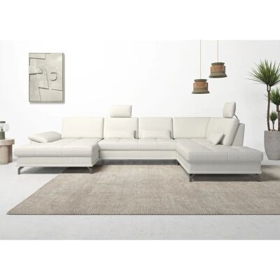 Places of Style Costello U-Form, Recamiere links - Modern Sofa, Höhenverstellbar Places of Style Costello U-Form, Recamiere links - Modern Sofa, Höhenverstellbar