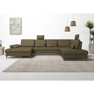 PLACES OF STYLE Costello Sofa - U & L-Form, Leder, Stauraum, Schlaf PLACES OF STYLE Costello Sofa - U & L-Form, Leder, Stauraum, Schlaf
