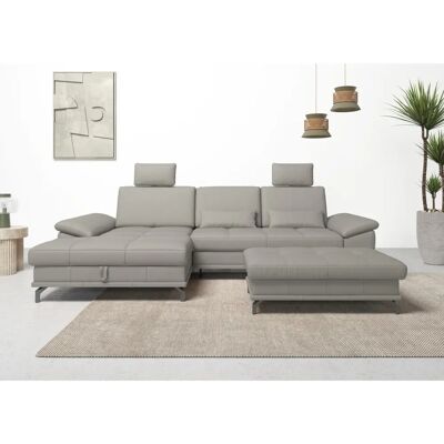 Places of Style Costello L-Form Sofa - 301x89x176 cm - Hellgrau Places of Style Costello L-Form Sofa - 301x89x176 cm - Hellgrau
