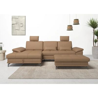 Places of Style Costello L-Form Couch - Mikrofaseleder Places of Style Costello L-Form Couch - Mikrofaseleder