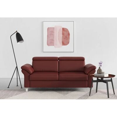 sit&more Arngast 2,5-Sitzer Sofa - Couch, Rot, Leder, Modernes Design sit&more Arngast 2,5-Sitzer Sofa - Couch, Rot, Leder, Modernes Design