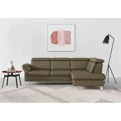 sit&more Arngast L-Form Sofa - Naturleder, Grün sit&more Arngast L-Form Sofa - Naturleder, Grün