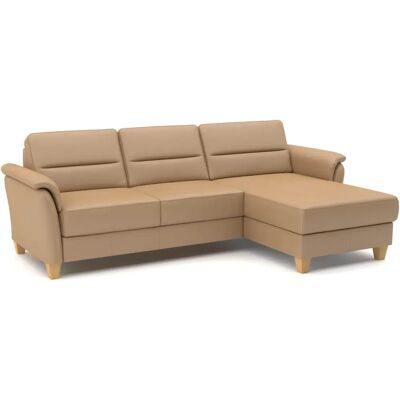 HOME AFFAIRE Palmera L-Form Sofa - Naturleder & Microfaser HOME AFFAIRE Palmera L-Form Sofa - Naturleder & Microfaser